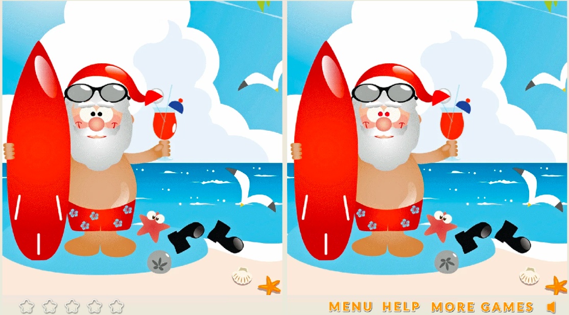 Play Find 5 Differences: Christmas Edition free online